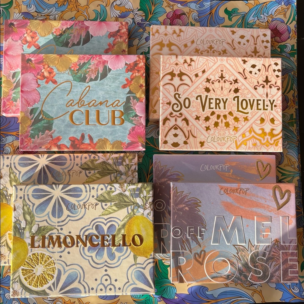 Bundle of Four Colourpop eyeshadows! New and in boxes!